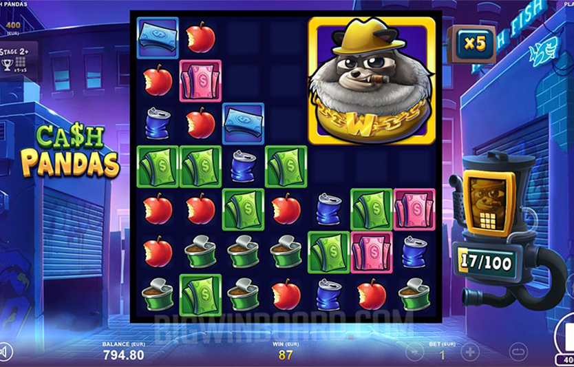 Игровой автомат Cash Pandas